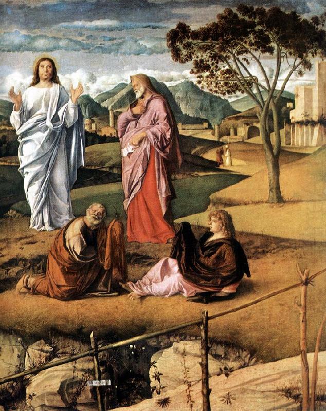 BELLINI, Giovanni Transfiguration of Christ (detail)  ytt china oil painting image
